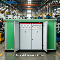 Transformador de Distribución Trifásico de 35kv/0.4kv y 2000kva, Tipo Caja, Estilo Europeo, Sumergido en Aceite, para Exteriores, con Certificación IEC