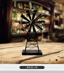 Articles de décoration intérieure au design rétro <span class=keywords><strong>Moulin</strong></span> à <span class=keywords><strong>vent</strong></span> élégant en métal décoratif - Product Image 6