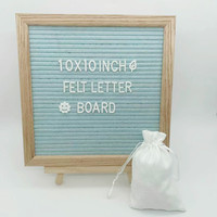 10x10 pouces Message feutre lettre planche interchangeable comprend 460 pièces de lettres prédécoupées pour la ferme bureau décor rustique de la maison