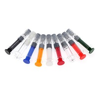 Seringues à pointe arrondie 14G 13mm pour distillat, 1ml 2ml 3ml 5ml, en verre, avec raccord Luer Lock, pour remplissage d'huile