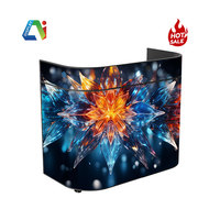 Écran LED intelligent d'intérieur pour KTV, table DJ, écran LED P2.6, table d'affichage LED DJ, écran de stand d'exposition mobile