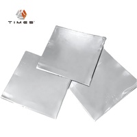 Carré narguilé shisha feuille de papier d'aluminium recyclable jetable personnalisé alimentaire gtade vente en gros