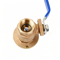 Meistverkauftes Messing-Kupfer Marine-Hardware Bronze-Legierung PN25 Industrieventil Schwimmkugelventil mit Gewindeanschlüssen Vollbohr-Kugelventil