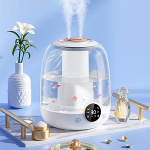 Kích thước lớn 2 trong 1 độ ẩm không khí humidificateur không khí Máy phun sương khuếch tán ánh sáng ấm áp độ ẩm 3L siêu âm không khí hương thơm độ ẩm - Product Image 5