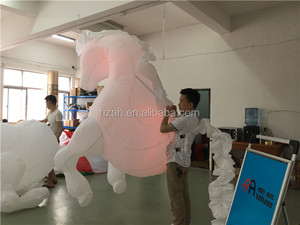 Venta caliente colorido inflable caballo traje de la mascota para adultos - Product Image 5