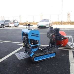 Nouveau produit CE 300L petite mini bétonnière auto-chargement mini dumper portable automatique sur chenilles mobile bétonnière - Product Image 5