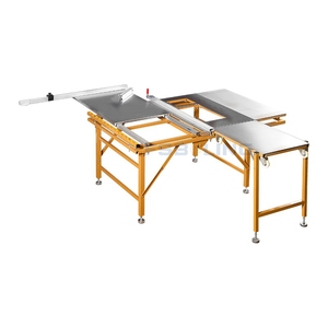 <span class=keywords><strong>Scie</strong></span> circulaire à <span class=keywords><strong>table</strong></span> coulissante portable de type <span class=keywords><strong>chariot</strong></span> pliable industriel pour la fabrication de meubles et le travail du bois - Product Image 3