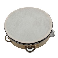 Low Price 8 Inches Tambourine DrumWholesale Hand Drum Percussion Customized Logo Instrument Unpainted Toy