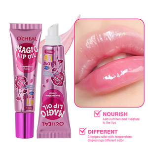 Lip Gloss Vegan Warna <span class=keywords><strong>Pink</strong></span> Berubah Sesuai PH, Lip <span class=keywords><strong>Oil</strong></span> Tinted Plumping, Pewarna Bibir, Pelembab, Lip <span class=keywords><strong>Oil</strong></span> Ajaib - Product Image 2