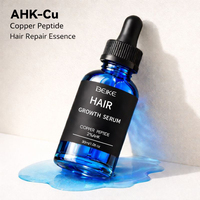 Sérum de croissance capillaire BEIKE OEM GHK-Cu AHK-Cu, soin épaississant du cuir chevelu et stimulant la pousse des cheveux, bloqueur de DHT, kératine, biotine, AHK-Cu