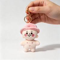 Porte-clés personnalisé en peluche, mini jouet doux, breloque de sac, fabricant OEM ODM pour cadeaux promotionnels d'entreprise