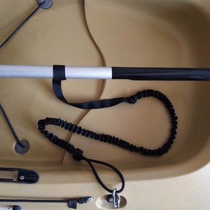 Accesorio para kayak, cuerda elástica de 6 mm, 150 cm de longitud, línea de seguridad duradera para pesca en lagos y ríos - Product Image 3