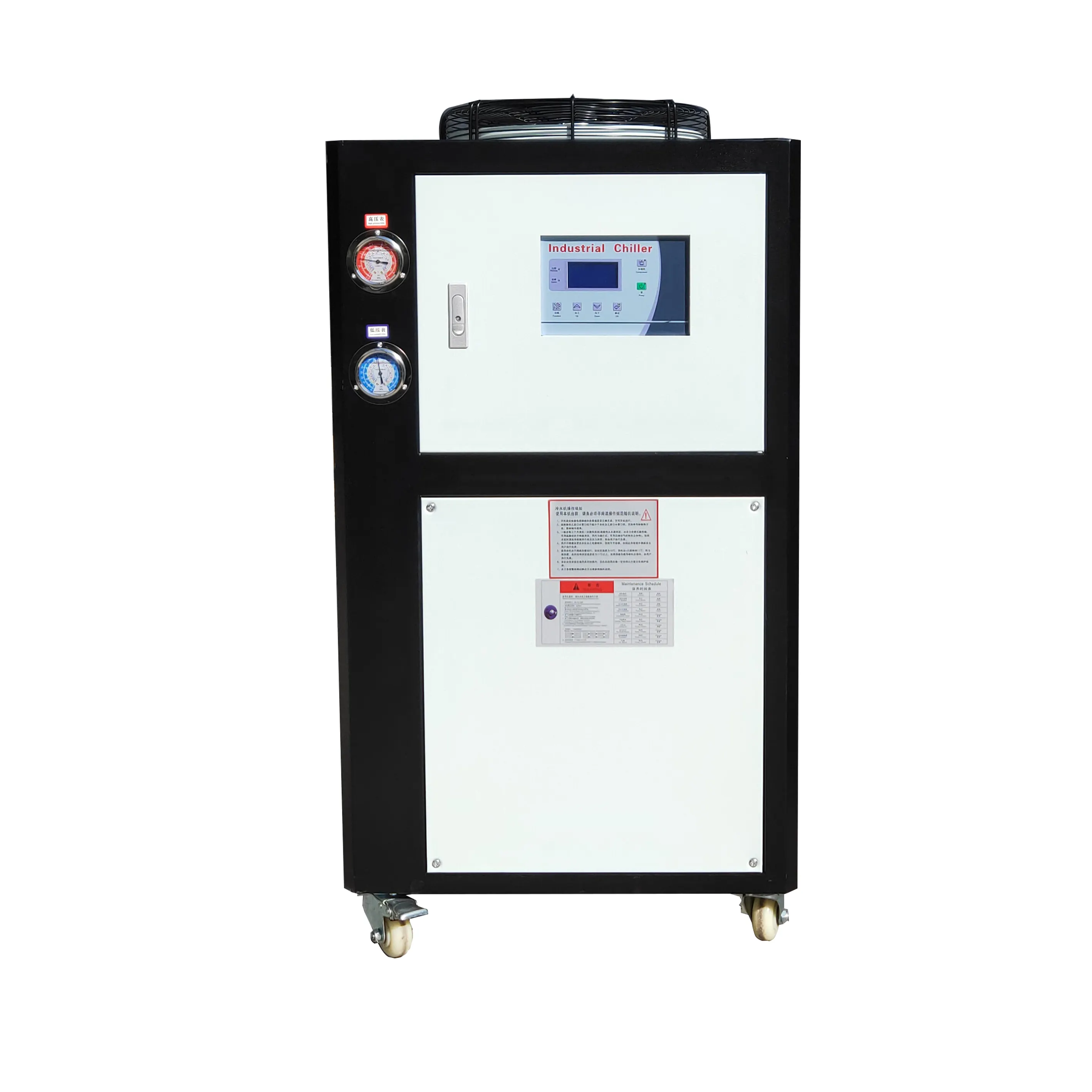 Zillion Plastik Kullanılan Su Soğutma Sistemi Chiller hava soğutmalı soğutucu Soğutma Makinesi Plastik Ürün 40HP