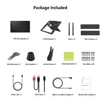 Tablette graphique d'affichage numérique à stylet pas cher VEIKK VK1200V3 avec grand écran de 11,6 pouces pour Mac Windows Linux