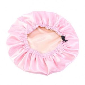 Gorro de Dormir de Seda para Mujer, Ajustable, de Satén, para Cabello Rizado Natural, Doble Capa, Antiencrespamiento, Suave, Regalos Promocionales - Product Image 3