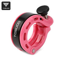 TOSUOD Mini sonnette de vélo anti-rouille, sonnette de vélo de montagne à son fort, outil d'avertissement sonore pour VTT et vélo de route