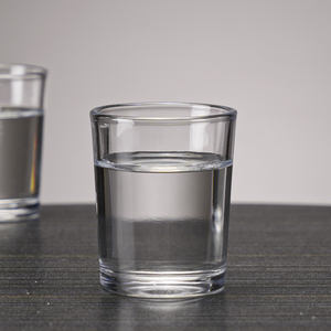 Verres à shot personnalisés avec logo, 80 ml, base lourde, verre à shot réutilisable transparent dans une boîte en papier personnalisée - Product Image 4