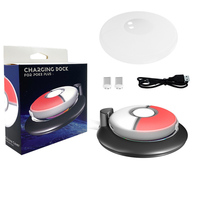Support de charge rapide Iplay pour Pokemon Go Plus+ avec indicateurs RGB, matériau ABS, filaire