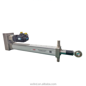 Bibo LIND LDE80 Cylindre servo à piston à palier lisse sphérique à course longue de 600 mm pour installation de transition, corps en aluminium LI - Product Image 1