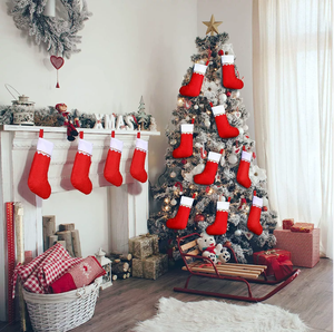 Nouvelles décorations de <span class=keywords><strong>Noël</strong></span> 2025 Sac cadeau du Père <span class=keywords><strong>Noël</strong></span> Chaussettes de <span class=keywords><strong>Noël</strong></span> à suspendre au foyer en non-tissé Livraison directe - Product Image 4