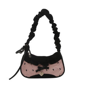 Sac tendance et polyvalent à bandoulière unique, style automne 2025, en PU/cuir véritable, fermeture à fermoir, mignon et tendance - Product Image 5