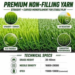 Gazon Artificiel <span class=keywords><strong>Synthétique</strong></span> DF Sports sans Remplissage pour <span class=keywords><strong>Mini</strong></span> <span class=keywords><strong>Terrain</strong></span> <span class=keywords><strong>de</strong></span> Football, Stade, <span class=keywords><strong>Terrain</strong></span> <span class=keywords><strong>de</strong></span> Soccer - <span class=keywords><strong>Prix</strong></span> Gazon Artificiel - Product Image 3