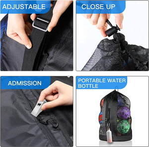 Túi Lưới Chịu Lực Nặng Túi Đựng Thiết Bị Thể Thao Dây Rút Cho Bóng Rổ Bóng Đá Bãi Biển Thể Thao - Product Image 2