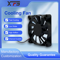 Ventilateur axial électrique DC 7010 70X70X10MM 5V 12V 24V avec contrôle de température PBT PPS, grand volume d'air pour le refroidissement des machines