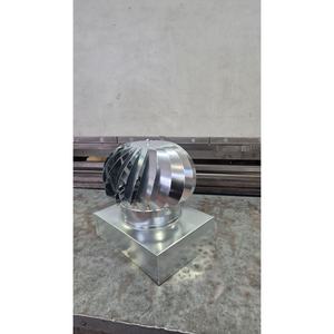 Capot de cheminée rectangulaire à énergie éolienne en acier inoxydable, ventilateur de toit industriel autonome pour l'évacuation des gaz de combustion et de l'air - Product Image 3