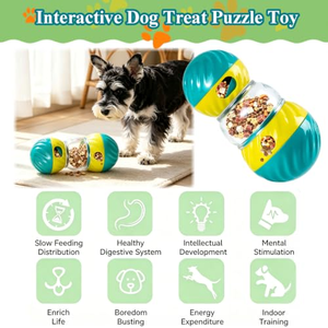 Juguete Interactivo 2026 para Perros, Dispensador de Golosinas con Forma de Barra, Ecológico y Duradero, Juguete de Masticación para Mascotas - Product Image 3