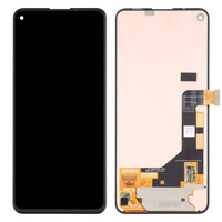 Écran d'affichage économique compatible avec Google Pixel 5a 5G avec écran tactile LCD en verre d'origine, assemblage complet