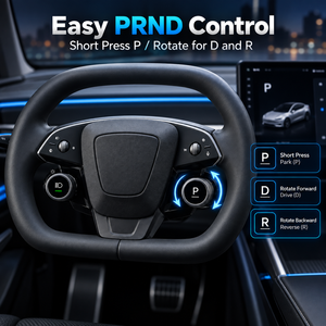 พวงมาลัยอัจฉริยะ Smart Yoke พร้อมจอ LCD คู่ ปุ่มควบคุม PRND สำหรับรถยนต์ Tesla Model 3 Highland และ Model Y Juniper - Product Image 5