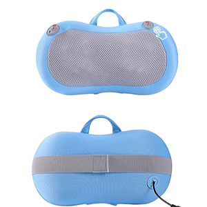 Coussin <span class=keywords><strong>de</strong></span> massage léger bidirectionnel à 8 têtes, intensité réglable, compresse chaude, rechargeable, pour le corps entier et la taille - Product Image 6