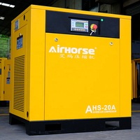 Compresseur d'air industriel le plus populaire 10kw 11kw 15kw Compresseur d'air à vis Dewaten Entraînement par courroie ou entraînement direct stationnaire