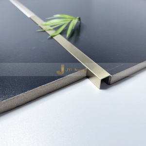 Perfil en U de Acero Inoxidable para Instalación de Azulejos |   Borde de Pared y Piso Moderno, Impermeable, Duradero y de Fácil Instalación para Apartamentos - Product Image 2