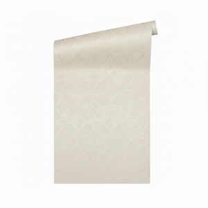 Hecho en Alemania-Rollos de papel tapiz geométrico moderno Beige - PVC, vinilo, no tejido-Papel tapiz Decoración de pared para el hogar-375643 - Product Image 1