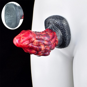 New Sex Toy 2021 NNSX Fire Dragon Color Monster <b>Dildo</b> Juguetes Eroticos Gorgeous Penis Animal Fantastic Dog <b>Dildo</b> - Product Image 2