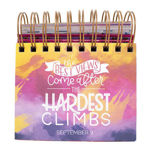 Ежедневник-планер на 2026-2027 годы, настольный, с подставкой, вдохновляющий, откидной календарь, с возможностью индивидуальной печати, для офисного использования - Product Image 4