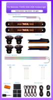 SJC-64 Couleurs pour Mahindra THAR2 THAR5 2020-2025, éclairage LED intérieur de voiture, accessoires de voiture, décoration intérieure, barre de lumières LED 12V