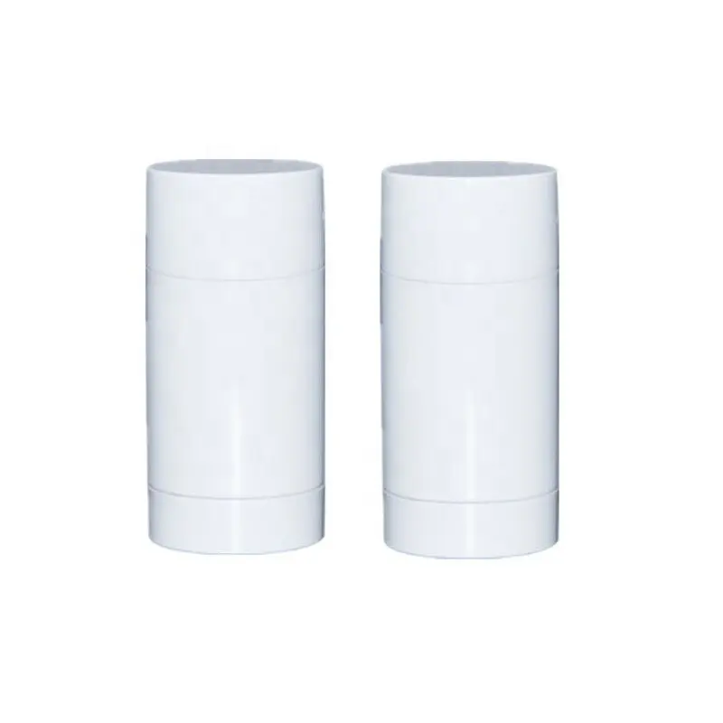 50g 50ml AS Transparent Twist Up Deodorant Stick Behälter Tube Weißes Gel Runder kosmetischer Deodorant Behälter für Körper creme