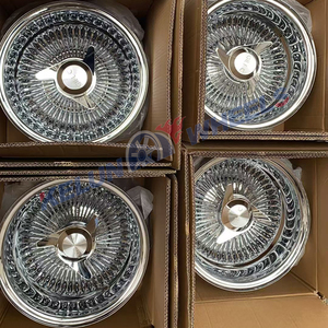 Jantes en acier à rayons multiples 13x7, 4 pièces, neuves, finition chromée, pour rénovation/amélioration, 1 an de garantie, ET -50/0 - Product Image 3