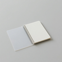 Benutzer definierte gedruckte Logo-Notizbücher Klare PVC-Abdeckung A5 Sublimation Spiral Blank Notebook-Planer