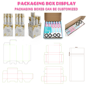 Popper di Lusso Personalizzato per Matrimoni - Esterno Oro Rosa con <span class=keywords><strong>Coriandoli</strong></span> Dorati, Popper Biodegradabile per Decorazioni Nuziali Romantiche - Product Image 3