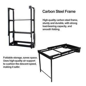 Piccolo spazio nordico idraulico in metallo pieghevole in legno pieghevole <span class=keywords><strong>a</strong></span> parete <span class=keywords><strong>cucina</strong></span> da studio <span class=keywords><strong>tavolo</strong></span> da pranzo <span class=keywords><strong>per</strong></span> la casa - Product Image 4
