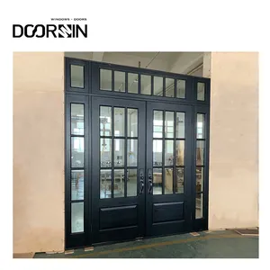 Doorwin Entry Wood Double Exterior Entrance Doors Custom For Houses Modern