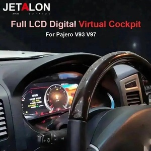 แผงหน้าปัด LCD สำหรับมิตซูบิชิ ปาเจโร่ V93 V97 ปี 2007-2020 แดชบอร์ดดิจิตอล จอแสดงผลเสมือนจริง พร้อมระบบ GPS และมาตรวัดความเร็ว - Product Image 2
