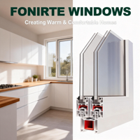 Profilé UPVC blanc pour fenêtre coulissante, style européen, double vitrage, garantie à vie, fabricant de profilés en plastique