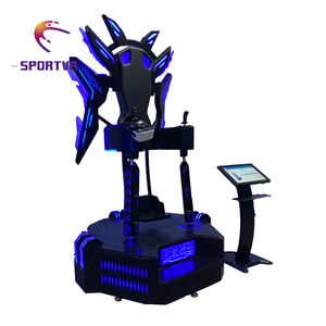 Machine <span class=keywords><strong>de</strong></span> jeu <span class=keywords><strong>de</strong></span> <span class=keywords><strong>vol</strong></span> VR 9D, <span class=keywords><strong>simulateur</strong></span> <span class=keywords><strong>de</strong></span> <span class=keywords><strong>vol</strong></span> d'avion à réaction debout avec <span class=keywords><strong>construction</strong></span> en aluminium et fibre <span class=keywords><strong>de</strong></span> verre pour une utilisation à domicile, à l'aéroport ou à l'école - Product Image 2
