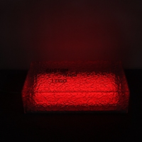Nouveau Style seau à glace cube led lampe acrylique cadeaux boîte à lumière ajouter votre logo RGB LED acrylique boîte à lumière personnalisé enseigne suspendue