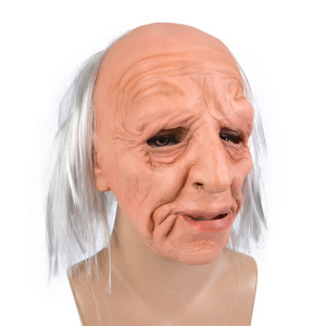 Réaliste Latex vieille <span class=keywords><strong>femme</strong></span> masque <span class=keywords><strong>femme</strong></span> déguisement Cosplay Costume Halloween mascarade fête masques drôle masque facial - Product Image 1